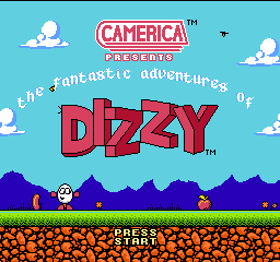 [Aladdin] Fantastic Adventures of Dizzy, The (USA) (Unl) Title Screen